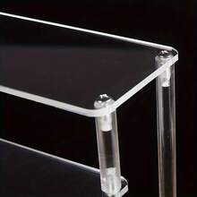1pc Acrylic Jewelry Display Stand, 1/2/3/4 Tier Jewelry Display Rack, Cosmetic & Perfume Display Stand, Antique Jewelry Display Rack For Displaying Accessories, Jewelry, Perfume, Cosmetics