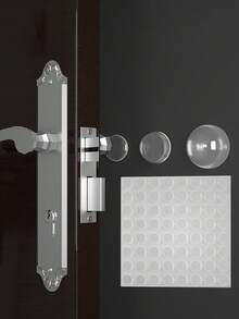 Durable Silicone Bumper Pads - Thick Clear Shock-Absorbing Protection For Furniture, Cabinet Doors, Desk Edges, Chairs & More (Multi-Size) - Multicolor - View 6