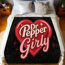 1PC Flannel Blanket, Machine Washable, Soft And Comfortable, Lightweight Polyester Blanket, Comfortable Air Conditioning Blanket, Home Decoration, Suitable For Giving Gifts To Friends In All Seasons, New Year's Day And Halloween, Suitable For Sofas