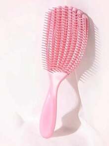 1 pente massageador multifuncional em formato de concha, elástico, macio e suave, acessório para estilizar o cabelo