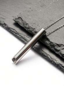 Naszyjnik oddechowy 1 szt., redukujący lęk i stres, bez gwizdka, urządzenie uspokajające Calmigo do medytacji, narzędzie do głębokiego oddychania i uważności