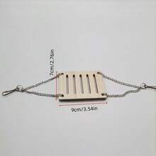 Hamster Toys, Wooden Furniture, Hamster Cage Supplies, Wooden Running Wheel, Villa Swing, Wooden Nest, Chew-Resistant Small House - Hamster House 6-piece Set - View 7