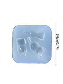 Silicone Mold Realistic Cat Shape Resin Epoxy Keychain Silicone Mold Resin Mold - Silicone - View 6