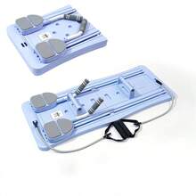 Juego multifuncional plegable de 5 en 1 de discos deslizantes de Pilates, conjunto de moldeado de Pilates, tabla deslizante, rodillo de músculos abdominales para entrenamiento del core, fitness, uso doméstico, gimnasio, yoga