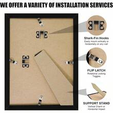 Premium Certificate Frame, 8.5 By 11 Picture Frame, Equipped With A Transparent Acrylic Panel That Will Not Shatter, Suitable Desktops And Wall, Elegant Black - 1 - View 4