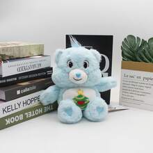 CARE BEARS 爱心熊许愿熊 9 英寸毛绒玩具，柔软可爱的收藏泰迪熊，送给孩子的理想礼物，欢呼熊，朋友熊，趣味熊，好运熊，熊，和谐熊，希望之心熊，大爱熊，分享熊，分享熊 - 多色的 - 查看 7