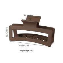 5 Inches Extra Large Claw Clips For Thick Hair And Long Hair, 4 Packs Xl Jumbo Claw Clips, Oversized Matte Non-Slip Rectangle Hair Clips For Women, Big Strong Hold Jaw Clip, Neutral Color Fall Fashion Hair Claw Autumn Hair Accessories Elegant Hair Clutch Clips For Hair Winter For Vacation Outfits Woman