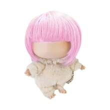 Novo Conjunto de Perucas de Boneca de 15-17cm de 1st/2nd/3rd Geração, Penteado Bobo Fofo, Adequado para Fantasia de Boneca , Festa, Festival, Styling de Feriado