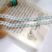 1件/1码/3码 优雅水溶性蕾丝刺绣 新款DIY手工配件，袖口、领口、窗帘缝纫材料 - 彩色 - 查看 9