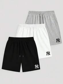 Kit 3 Men's Bermuda Shorts, Fleece Shorts, Flannel, Immediate Shipping, Comfortable, Various Colors - Nhiều màu - Xem 9