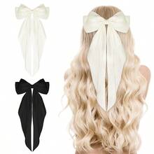 1/4/10/15pcs Women's Big Bow Hair Clip French Vintage Style Stylish And Elegant Bow Hair Accessories For Party School Hair Accessories, Claw Clips, Hair Claws, Clips For Hair, Hair Slide, Hair Barrettes