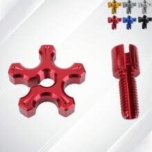 PowerMotor 摩托车铝合金刹车离合器杆调节螺丝通用摩托车 ATV UTV 运动自行车配件 - 均碼 - 查看 3
