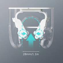 1 kẹp lau nhà gắn tường, móc, không cần khoan, keo dán chắc chắn, kẹp chổi, giá treo chổi gắn tường phòng tắm, giá để đồ cố định - Nhiều màu - Xem 7