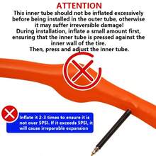 28g Ultra-leichter Fahrrad-Schlauch, TPU-Material, leichter Fahrrad-Schlauch mit französischem Ventil, geeignet für Rennrad, kompatibel mit Felge, Scheibenbremse, Reifen