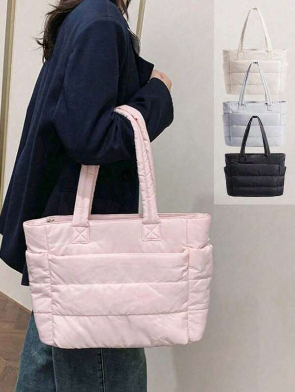 Bolsa de ginástica e ioga para mulheres, bolsa de viagem leve e fofa, bolsa de ombro acolchoada para viagens, trabalho, esporte, fim de semana, bolsa de mão para pernoite