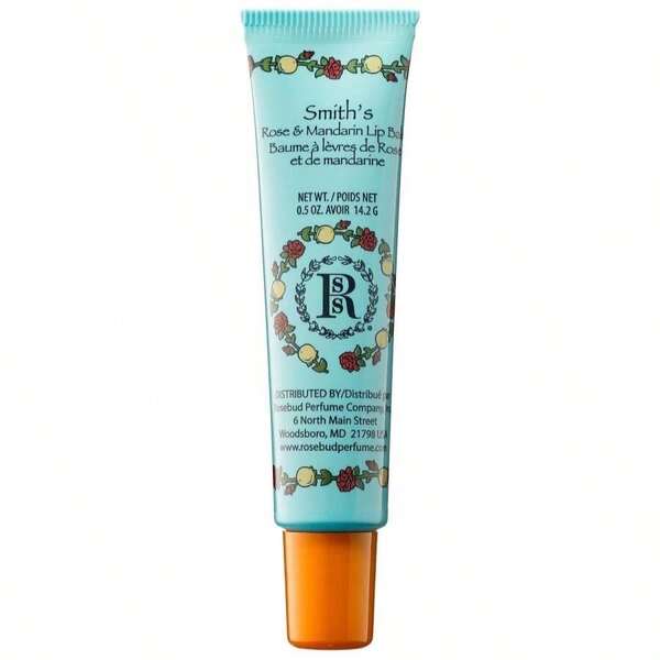 Rosebud Perfume Co. - Mandarin And Rose Lip Balm Tube - 0.5 Oz.