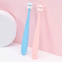 Color Random Pet Toothbrush Soft Bristle Brush For Pet Oral Cleaning, 360° Cleaning Toothbrush For Teeth Cleaning, Pet Grooming, Pet ProductsSmall Pet Toothbrush For Dogs And Cats For Deep Cleaning Teeth