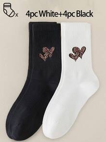 40只/30只/24只装男女通用舒适运动袜，适合运动和训练，女士长袜，适合休闲和商务穿着，抗菌、柔软、黑白配色，防臭、吸湿排汗、轻便透气，适合秋冬季节，另有20只/10只/8只/6只/4只/2只装可选。透气性极佳。 - 彩色 - 查看 19