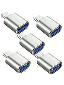 USB C To USB Adapter [5 Packs], Thunderbolt 3 To USB 3.0 OTG Adapter