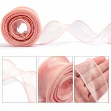 1 Roll/10 Yards 4cm Mermaid Tulle Ribbon, Christmas Gift Wrapping Ribbon, Cake Flower Packaging Ribbon, Wedding Decoration Bracelet Hair Accessory Colorful Ribbon, DIY Gift Packaging Bags