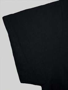 Men's Cotton Printed T-Shirt - 'Fishing Solves Most Of My Problems, Hunting Solves The Rest' - 黑色 - 查看 2