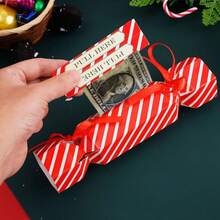 1/3/4/6/12pcs Merry Christmas Surprise Candy Cash Money Pull Handbag ,For Christmas Party DIY Home Cash Pull Paper Money Boxs New Year Decoration Gift 2026 - Multicolor - View 5