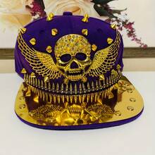 Men's New Fashionable Flat-Brimmed Hip-Hop Street Dance Punk  Baseball Hat - 第 2 節 - 查看 4