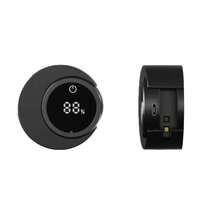 1 pieza Esterilizador de cepillo de dientes inteligente, Soporte de pared para cepillo de dientes, Dispositivo esterilizador de cepillo de dientes, Estante de almacenamiento de cepillo de dientes, Soporte de 2 ranuras para cepillo de dientes, Accesorio de baño, Decoración del hogar, Estante de secado de cepillo de dientes montado en la pared sin taladro