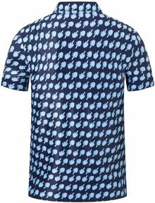 Golf Shirts For Men Moisture Wicking Quick-Dry Print Short Sleeve Performance Golf Polos-2025 - 02 - 查看 4