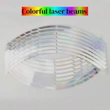 AD Motorcycle Sticker Car Tire Decals Trim Strips Universal Reflective Bike Wheel Sticker Waterproof Wheel Rim Tape 18"