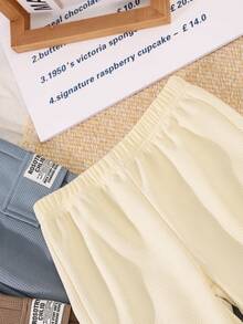 3pcs/Set Boys' Multi-Color Casual Cargo Pants, Young Boy Drawstring Trousers For Spring/Autumn - Multicolor - View 5