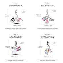 Smart Bear Pendant Charm, Ballet Shoe Charm Jewelry, Dreamcatcher Heart Design, Cute Accessory For Women & Girls