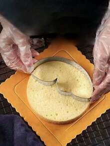 1 pièce Moule à gâteau mini de 6 pouces, outil de coupe de gâteau en forme de papillon en fil d'acier inoxydable