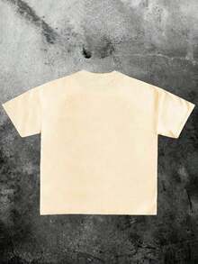 Grill Lips Funny Graphic Tee Shirt, Casual Soft, Pure Cotton 220gsm Pattern Printed T-Shirt - 灰色 - 查看 2