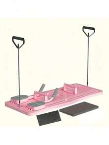 Juego multifuncional plegable de 5 en 1 de discos deslizantes de Pilates, conjunto de moldeado de Pilates, tabla deslizante, rodillo de músculos abdominales para entrenamiento del core, fitness, uso doméstico, gimnasio, yoga