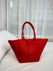 Tunpurle Damen Umhängetasche mit großer Kapazität, Pendler-Handtasche, Damentasche in Taschenform