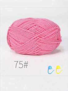 1/3包 50克 4股钩针线，带记号扣的钩针线，初学者钩针套装，多包装编织线，优质腈纶线，柔软钩针线，DIY工艺品，围巾（配饰颜色随机）