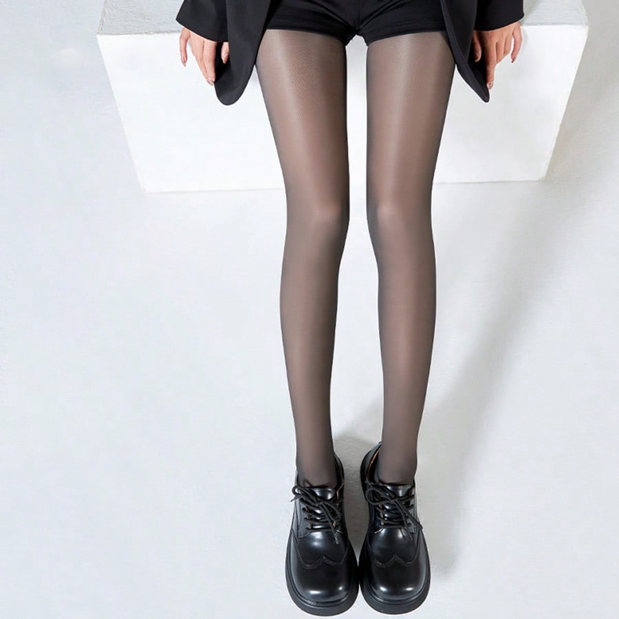 Pieza 80g/220g/300g Medias negras transparentes y sexys para mujer, opción sexy para ir al trabajo en primavera/otoño/invierno, nuevo estilo de moda