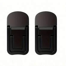 2pcs Adjustable Desk Keyboard Stand - Foldable, 2-Angle Riser With Self-Adhesive Mounting, Portable & Invisible Laptop Holder For Enhanced Airflow And Comfort