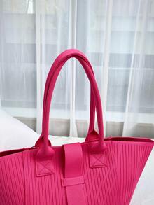 Tunpurle Damen Umhängetasche mit großer Kapazität, Pendler-Shopper, Damen Tragetasche in Teigtaschenform