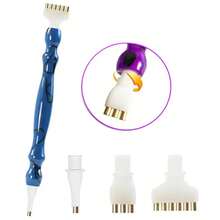 Stilou nou pentru pictura cu diamant din rășină, stilou pentru arta diamantată cu vârf filetat multifuncțional din plastic, folosit pentru pictura cu diamant, arta unghiilor