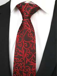 1pc Men's Premium Fashion Casual Necktie, Suitable For Daily Wear, Weddings, And Parties - A - View 7