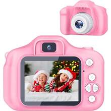 Kids Action Camera, Kids Video Recorder, Kids Camera, Toy Camera, Rechargeable Toy Camera, Suitable For Girls Birthday, Christmas And New Year Gifts