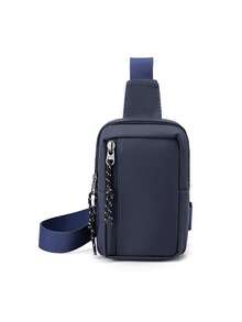 1 buc geantă mini crossbody pentru bărbați, geantă de telefon, geantă de umăr diagonală multifuncțională pentru sporturi în aer liber, drumeții, alergare, ciclism, călătorii, serviciu, geantă de mesager simplă la modă