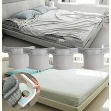 Supports robustes pour draps de lit - anti-dérapants et sangles de matelas, convient à tous les formats de draps de lit, facile à installer, maintient les draps de lit en place, pinces pour draps de lit - literie moderne - sangles de matelas, supports pour draps de lit