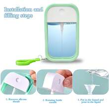 1件/2件 38ml/50ml 便携式高压喷雾瓶, 多种颜色可选, 简约可爱的多色卡片分体瓶, 可重复使用的酒精液体香水旅行便携瓶, 硅胶保护套, 细雾酒精洗手液, 可再填充便携式卡片喷雾瓶, 洗手液瓶,