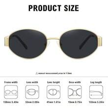 Gafas de Sol Retro, Lentes de Sol para Mujeres y Hombres Lentes Plegables UV Protection, Gafas Polarizadas Clásico Medio Marco para Conducir y Deportes al Aire Libre - 1 - Ver 2