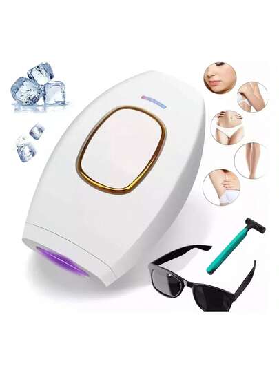 Depiladora definitiva IPL/Laser Tienda de México B26-Depiladora sin dolor 127V color blanco
