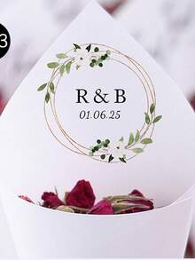 30Pcs Of Set DIY Wedding Cone For Petal Toss, Personalized Confetti Cones, Custom 17 Styles White Paper Cone For Bridal Shower Party Decoration, Multi-Functional, Anti-Mold, Ornamental, Reusable, Exquisite, Stylish, High-Quality, Adorable, Modern, Custom, Unique, Personalized, Son, Daughter, Kids, Kitchen, Dining Room, Bedroom, Office, Living Room, Home, Garden, Tea Room, For Anniversaries, For Birthdays, For Housewarming, For Graduation, Gala Night, Customized Gift Wrap Boxes, Chic Autumn