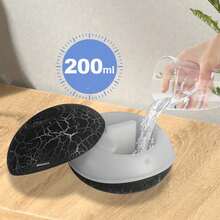 Betreasure 200ML Colorful Aroma Diffuser - Volcanic Crack Design, Ultrasonic Cool Mist Humidifier With Smart Chip, Suitable For All Indoor Spaces And Plant Humidifying Needs, Multi-Level Settings And Gradient Lighting, Auto Shut-Off Protection, Essential Home Humidifier